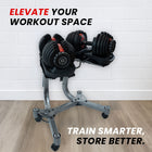 MotionGrey Adjustable Weight Bench - Foldable Workout Bench for Dumbbell Strength Training - Black-8
