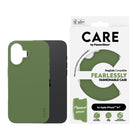 PanzerGlass CARE Case Fashion MagSafe iPhone 16 - Green-Enhanced camera protection