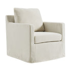 Modway - Serene Revêtement en tissu Fauteuil pivotant - Sel-Fauteuil pivotant moderne