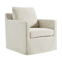 Modway - Serene Revêtement en tissu Fauteuil pivotant - Sel-Fauteuil pivotant moderne
