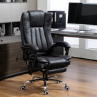Vinsetto Executive Massage Office Chair with 6-Point Vibration - Black-Controlled by wired remote controller