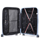 TUCCI Lussore 28" Hardside Check-in Luggage - Black-Glide-Tech Dual Wheel System – Smooth, effortless maneuverability. Features the Glide-Tech dual-wheel system for effortless 360° rolling in any direction