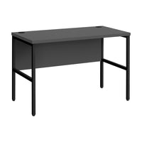 Monarch Specialties 48" L Computer Desk - Grey Laminate - Black Metal-Stylish and contemporary 48"L computer desk with a grey laminate top and black metal legs, perfect for a trendy home office and professional spaces