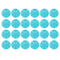 WIESE Urinal Screen, Turquoise Breeze Scent, 24 Pack-Urinal Screen