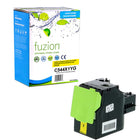 fuzion Lexmark C544X1YG Remanufactured Toner - High Yield - Yellow-Yellow