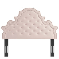 Modway Diana Tufted Performance Velvet Full/Queen Headboard - Pink-Tufted Full/Queen Headboard