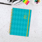 Mead - Agenda scolaire hebdomadaire/mensuel 2026-2027 - 8 ½ po x 6 po - Colour Pop Turquoise - couverture en poly avec élastique - 15+3 mois - bilingue-15 pages mensuelles avec onglet