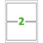 Avery UltraDuty White GHS Chemical Labels, 4 3/4 " x 7 3/4", 100 Pack, (60502)-For use with Laser printers