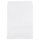 Jam Paper Open End Commercial Envelopes with Peel and Seal Closure - 8 3/4" H x 11 3/4" W - White - 100 Pack-Fashioned from 24lb paper, crisp, white envelopes feature a self ashesive closure
