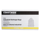 Coastwide Professional - Sacs à ordures - résistants - 30 po l x 38 po L - transparents - Paquet de 200-Robustesse : Résistant