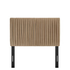 Modway Eloise Stain-Resistant Performance Velvet Twin Headboard - Taupe-Assembly Required