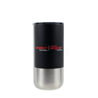 Staples - Gobelet isotherme en acier inoxydable avec paille - 473 ml - Noire-Isolee