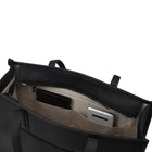 Bugatti - Sac fourre-tout Astoria en Saffiano pour ordinateur portable jusqu’à 15,6 po – Noir-Système d’organisation interne comprenant une poche zippée et deux poches ouvertes