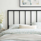 Modway Tatum Queen Headboard - Black-Spindle Detail