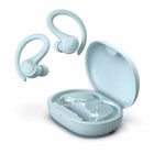JLab Go Air Sport True Wireless Earbuds - Light Blue-32+ hours playtime: 8+ hours in earbuds