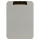 JAM Paper - Presse-papiers en plastique avec pince métallique discrète - format lettre (9 x 12 -5) - gris fumé-Couleur : Gris fumé | Soyez élégant et organisé avec des presse-papiers colourés.