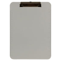 JAM Paper - Presse-papiers en plastique avec pince métallique discrète - format lettre (9 x 12 -5) - gris fumé-Couleur : Gris fumé | Soyez élégant et organisé avec des presse-papiers colourés.