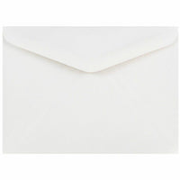 JAM Paper - Enveloppes d'invitation A7 avec rabat en V - 5,25 po x 7,25 po - Blanc - 50/paquet (4023210I)-Enveloppes en papier blanches à rabat en V