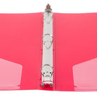 JAM Paper - Classeur en plastique de 1 -3 cm - rose fuchsia - 3 anneaux-Les larges panneaux avant et arrière recouvrent entièrement les intercalaires et protège-pages standard. Nos classeurs à 3 anneaux métalliques sont dotés de deux boutons pour une ouverture et une fermeture faciles, ainsi que d'une pochette pratique sur le rabat intérieur.
