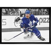 William Nylander Toronto Maple Leafs Spotlight - Framed Canvas - 31" x 22"-Premium canvas print with gallery-wrapped edges