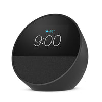 Amazon Echo Spot Smart Alarm Clock (2024) - Black-MEET THE NEW ECHO SPOT - A sleek smart alarm clock with Alexa and big vibrant sound. Ready to help you wake up, wind down, and so much more.