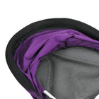 Qaba - Tricycle poussette 6 en 1 pour bébé avec panier et canopée - violet-Housse de siège, guidon et auvent amovibles pour un changement de forme facile 