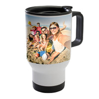 Staples Print Travel Photo Mug-Holds 14oz of liquid