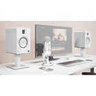 Kanto TUK Haut-parleur alimenté avec sortie casque - DAC USB - Préampli phono dédié - Bluetooth - Blanc mat-6