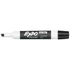 Expo Low Odour Dry-Erase Markers - Chisel Tip - Black - 12 Pack-Chisel tips create broad or fine lines