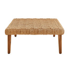 Modway - Thames Patio extérieur en osier Terrasse extérieure Rotin Table basse - Naturel-Résistant aux UV et à l’eau 