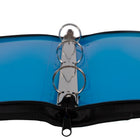 JAM Paper Plastic Zipper 1.5" 3-Ring Binder - Blue-This document holder is a staple for all of your projects, assignments, memos, school work, and any other important documents that need to be kept safe.