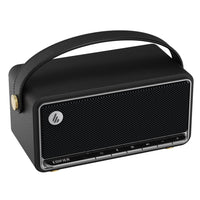 Edifier - Haut-parleur portable sans fil MP330 BT, audio Hi-Res, design rétro en bois, son stéréo de 20 W RMS – Noir-Certifié audio Hi-Res – Compatible avec l’audio haute résolution jusqu’à 24 bits/96 kHz, le MP330 assure une reproduction fidèle de chaque détail de votre musique, transmise en continu par le port USB-C