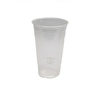 Eco-Packaging RPET Cold Cup - 24 oz - Clear - 600 Pack-Made from 100 percent renewable resources