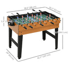 Soozier 43'' 4-in-1 Multi-Gaming Table-The compact size of the multi-gaming table for easy storage
