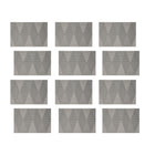 Maxwell & Williams Table Accents Placemat Rectangular - 45 x 30 cm - Diamond Grey - 12 Pack-Wipe with Wet Cloth