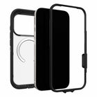 OtterBox - Étui Defender Pro XT MagSafe avec Holster pour iPhone 17 Pro en Emballage en Vrac - Côté obscur Noir-Construction robuste mais fine avec des bords en caoutchouc adhérents pour un transport sécurisé et une absorption des chocs