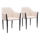 Zuo Andover Dining Chair - Beige - Set of 2-Assembly not required