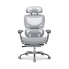 TygerClaw Premium Full Mesh Ergonomic Executive Chair with 3D Arms and Alloy Base-Multi function seat plate allows you to tilt and lock the chair in your favorite position