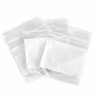 KL Rubber - Sac refermable en polyéthylène avec bloc d’identification blanc et trou de suspension - 2 Mil - 3 x 3 po - paquet de 1000-Approuvé pour le contact direct avec les aliments