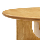 Modway Rivian Round 34" Coffee Table - Oak-8