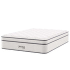 Modway Jenna 14" Innerspring and Foam Full Mattress-Quilted Pillow-Top Cover