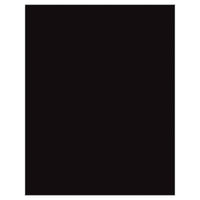 UCreate Premium Coated Poster Board, Black, 22" x 28", 25 Sheets-Sturdy 18 pt. construction