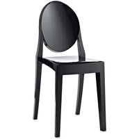 Modway Casper Dining Side Chair - Black-For Outdoor Use