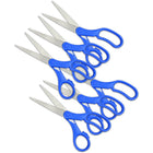 The Pencil Grip 8" Scissors - Blue Handle - 6 Pack-8 Inch All Purpose Scissors