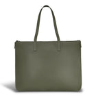 Champs Onyx Leather Business Tote - Khaki-CHAMPS Onyx Collection Business Tote