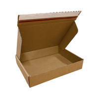 Reliabag - Boîtes d'expédition en papier kraft ondulé auto-adhésives - 15.125" x 11.125" x 3" - Paquet de 40-Léger, écologique, durable et robuste