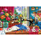 Eurographics Sewing Machine Tin Puzzle - 550 Pieces-Weight: 1.6 lb