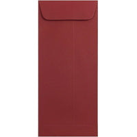JAM Paper #10 Policy Envelopes, 4 1/8 x 9.5, Dark Red, 100 Pack (31511300g)-Dark red