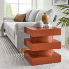 Modway Perpetuate Totem End Table - Cayenne-Mango Wood and Plywood Construction