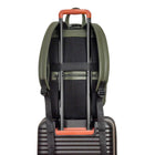 Champs - Onyx Sac à Dos Classique en Cuir - Kaki-Courroie de chariot pour les bagages à main